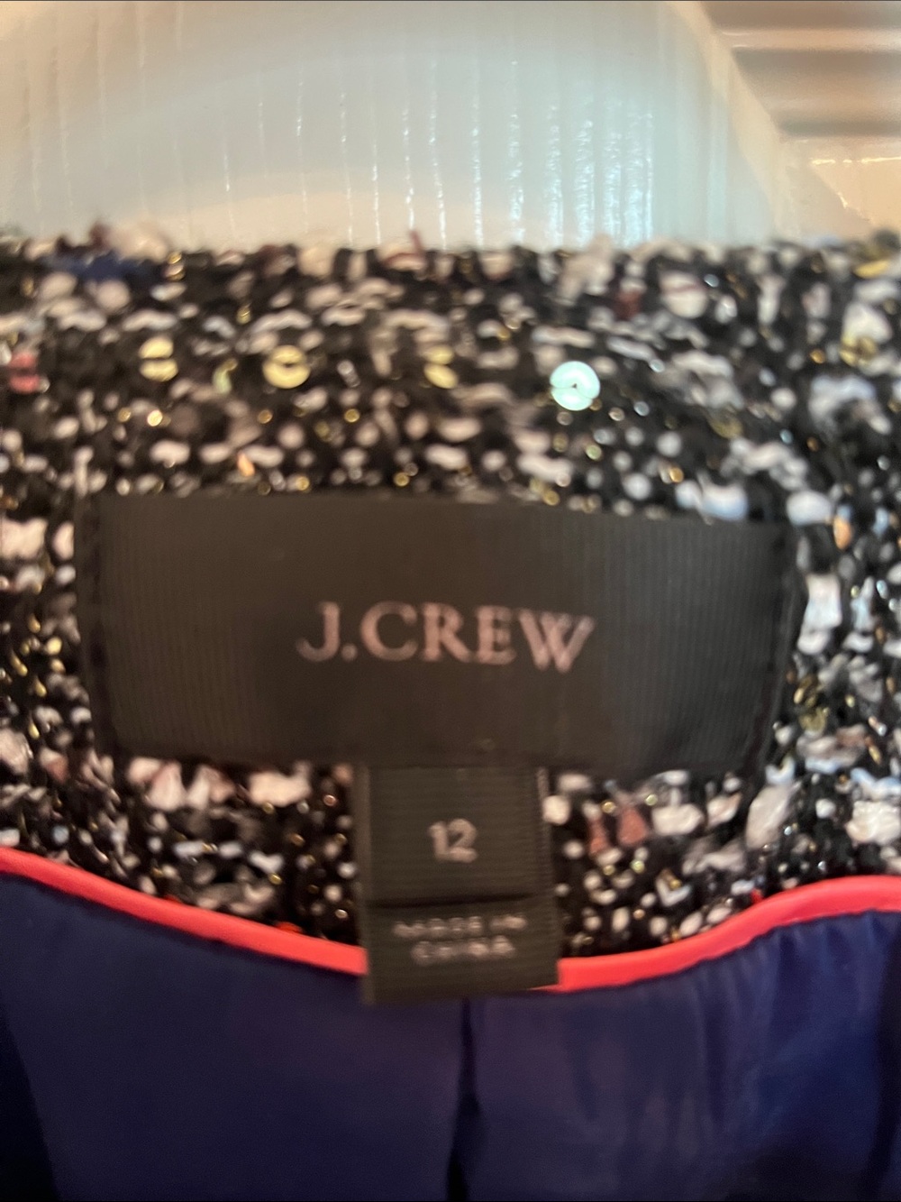 J. Crew Tweed Sparkle Blazer - Picture 8 of 13